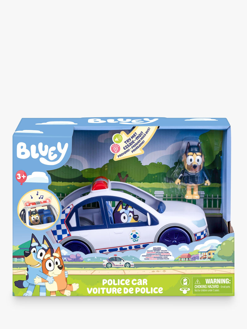 Bluey Police Car S14 toy with lights and sounds, imported from the UK