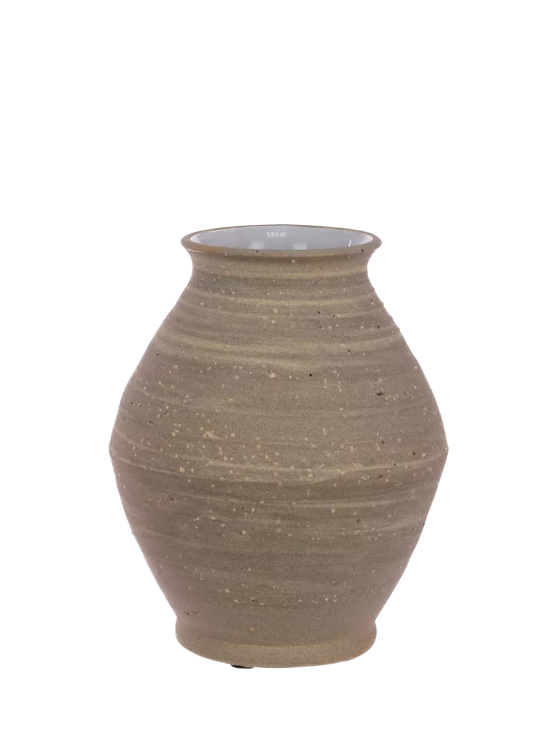 Floralsilk Liv stoneware vase natural H22cm, UK version