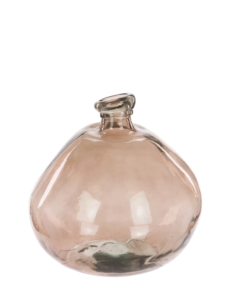 Floralsilk glass vase pink blush H33cm - British product