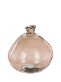 Floralsilk glass vase pink blush H33cm - British product