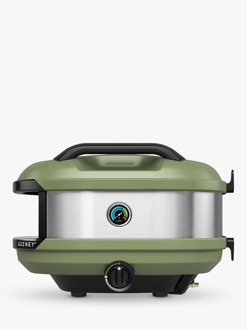 Gozney Tread portable gas pizza oven Olive, UK version