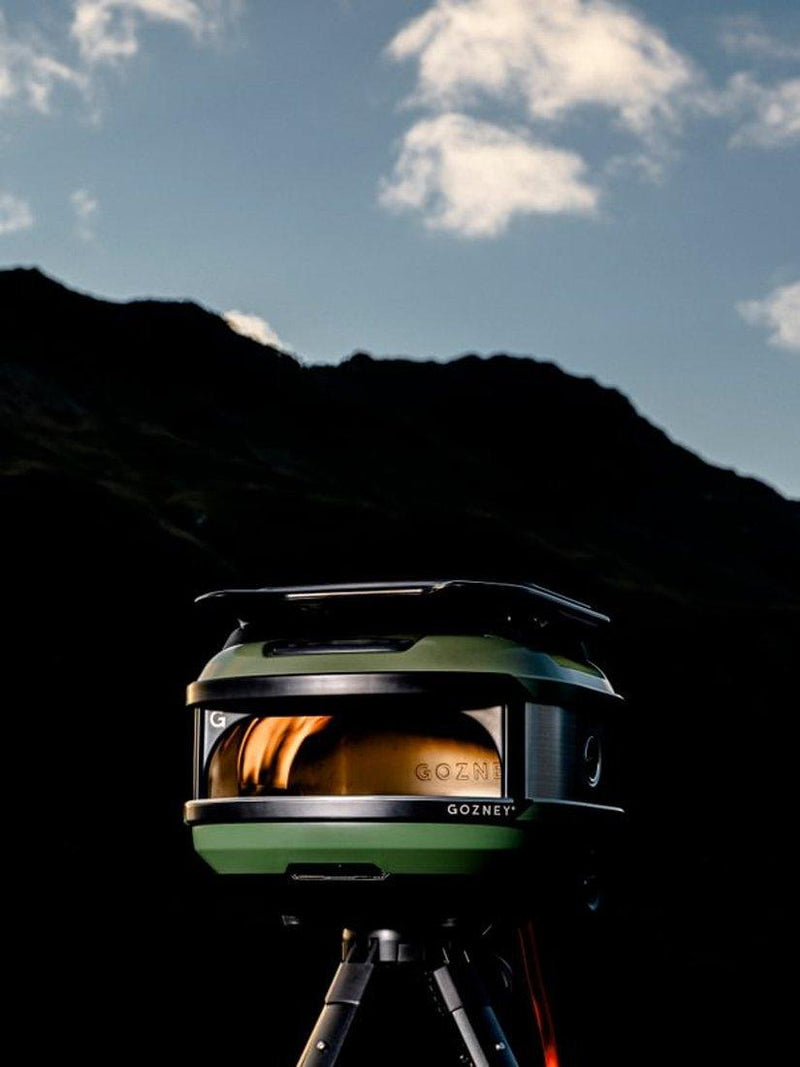 Gozney Tread portable gas pizza oven Olive, UK version