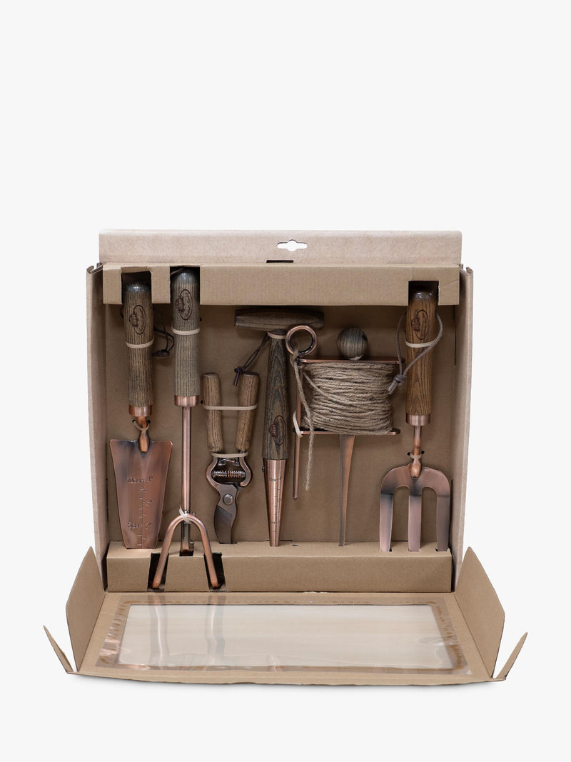 Fallen Fruits FSC ash wood gardening tool kit, imported from the UK