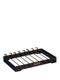 Kadai steel BBQ skewers and rack set 8 piece, imported from the UK