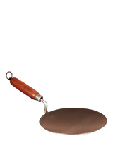 John Lewis Kadai BBQ Chapati Pan with Mango Wood Handle 26cm- Buy online at McGrocer