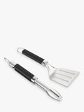 Weber portable BBQ spatula and tongs tool set (British brand)