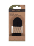 Milward non-roll elastic black 12mm x 2m (British brand)