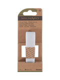 Milward webbed elastic white 20mm x 1m (British brand)