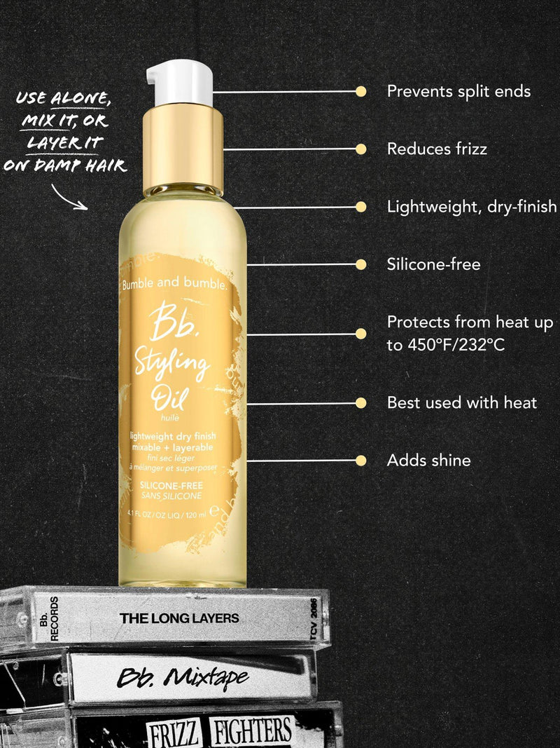 Bumble and bumble styling oil heat protectant 125ml, imported from the UK