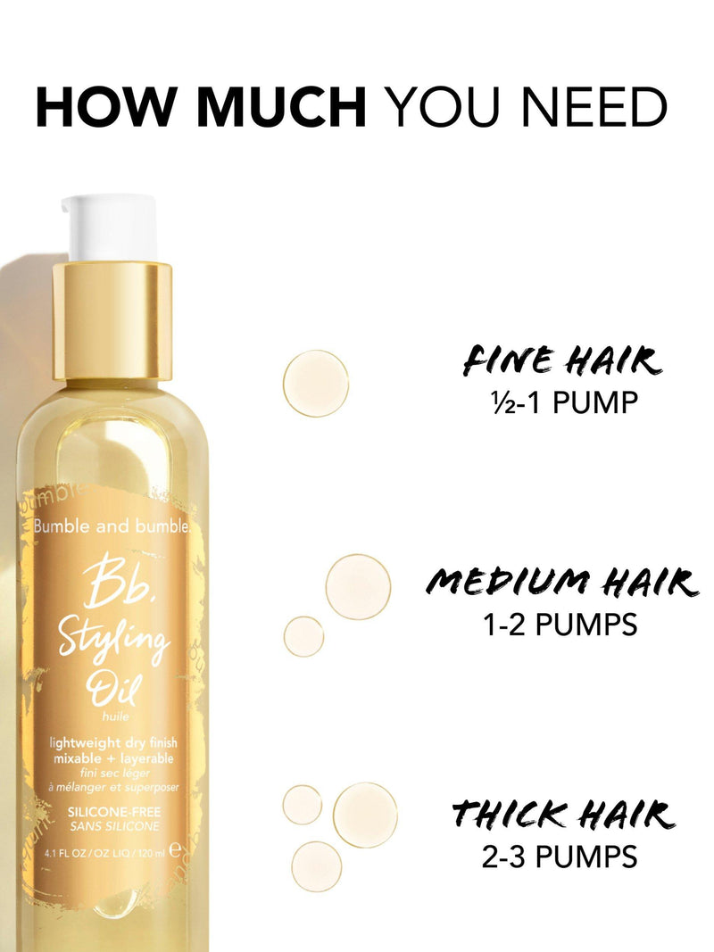 Bumble and bumble styling oil heat protectant 125ml, imported from the UK