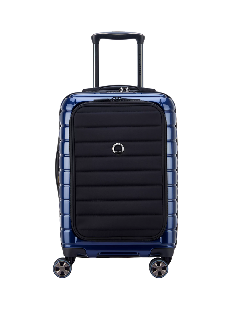 Delsey Shadow 5.0 cabin trolley 55cm blue, imported from the UK
