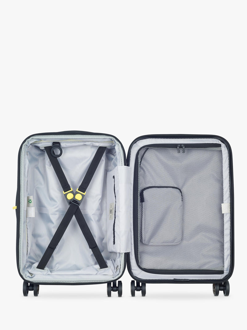 Delsey Shadow 5.0 cabin trolley 55cm blue, imported from the UK