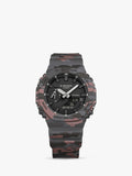 Casio G-SHOCK 2100 camo digital analogue watch, UK version