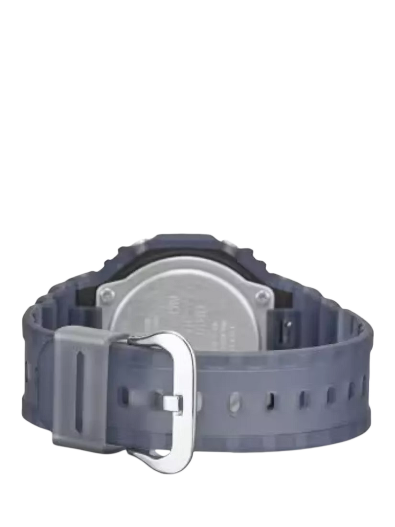 Casio G-SHOCK Smoked Lights 2100 blue watch, imported from the UK