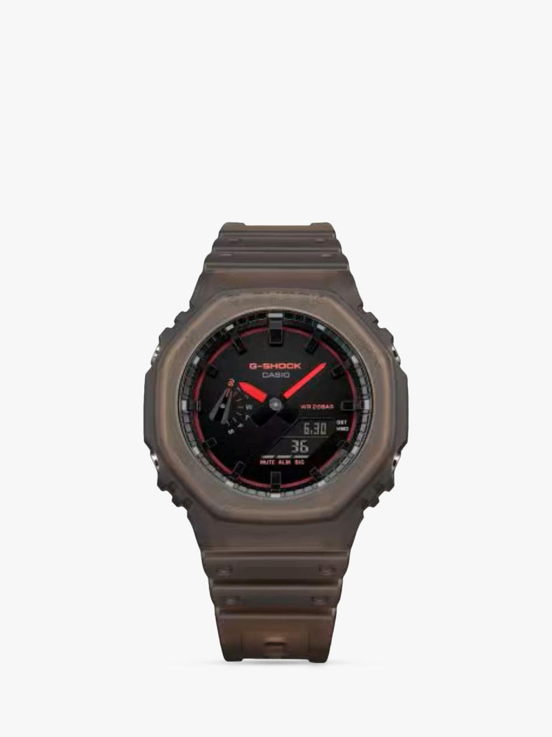 Casio G-SHOCK Smoked Lights 2100 watch brown (British brand)