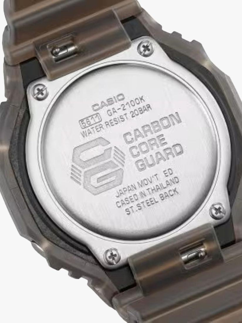 Casio G-SHOCK Smoked Lights 2100 watch brown (British brand)