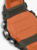 Casio G-Shock Mudmaster men's watch with orange strap, imported from the UK