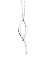 John Lewis Kit Heath Entwine Twine Twist Silver Necklace- Buy online at McGrocer