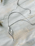 Kit Heath Entwine Twine Twist silver necklace, UK version