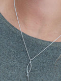 Kit Heath Entwine Twine Twist silver necklace, UK version