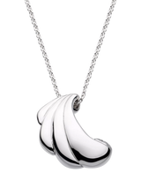 John Lewis Kit Heath Océane Shell Echo Grande Necklace, Silver- Buy online at McGrocer