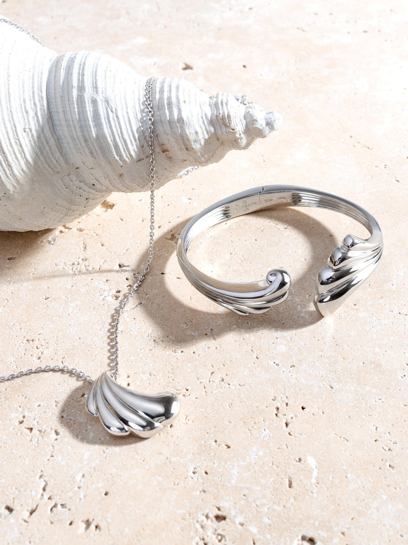 Kit Heath Océane Shell Echo Grande necklace sterling silver (British brand)