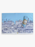 Glorious Mud London Houses tea towel - British product