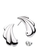 John Lewis Kit Heath Océane Shell Echo Grande Earrings Silver- Buy online at McGrocer