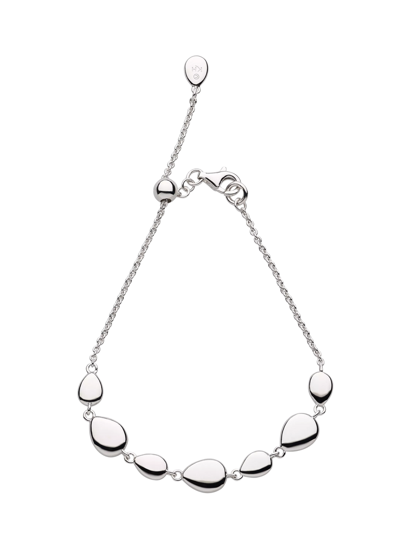 Kit Heath coast pebble link bracelet silver, UK version