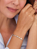 Kit Heath coast pebble link bracelet silver, UK version