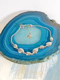 Kit Heath coast pebble link bracelet silver, UK version