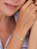 Kit Heath coast pebble link bracelet silver, UK version