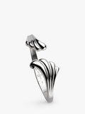 Kit Heath hinged silver bangle medium large - British product