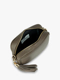 Apatchy London leather crossbody bag latte, UK version