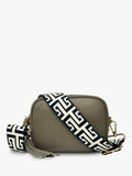 Apatchy London leather crossbody bag black - British product