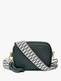 Apatchy London adjustable webbing bag strap geometric pattern - British product