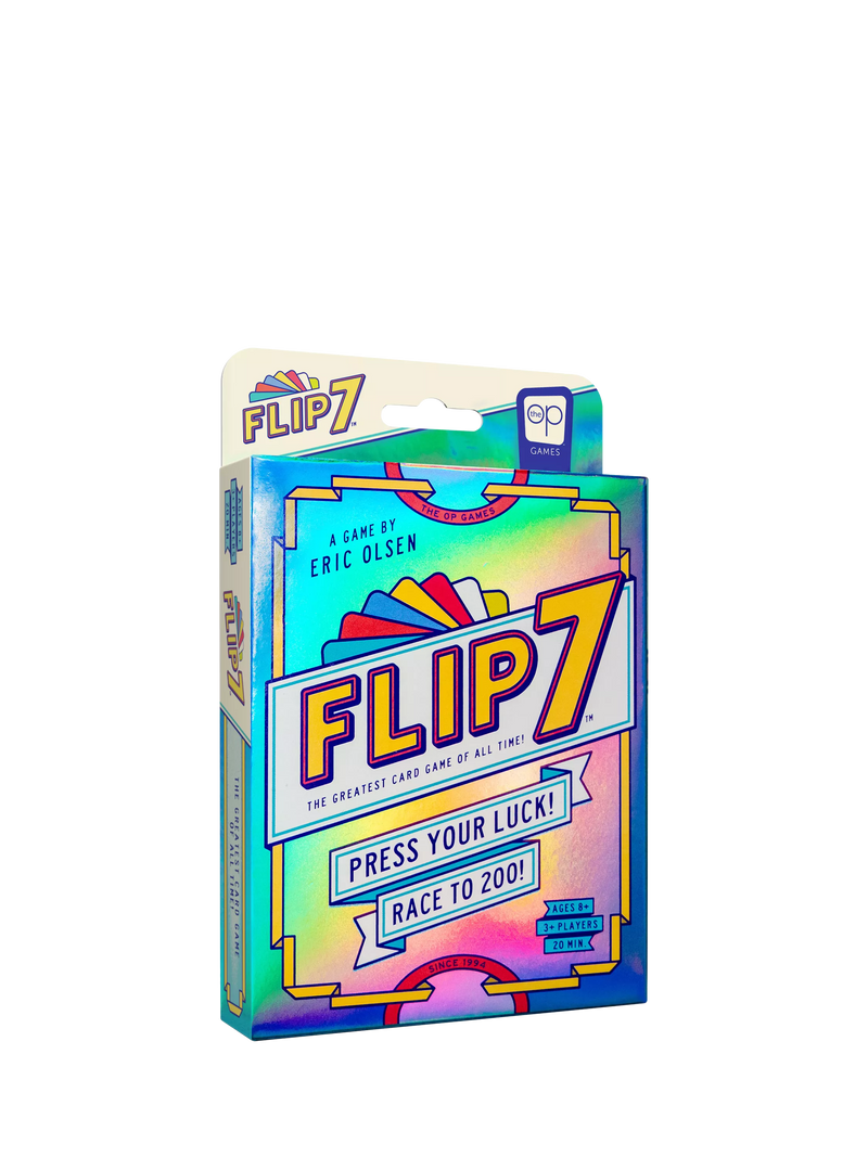 Asmodee Flip 7 card game for 3 players - British product