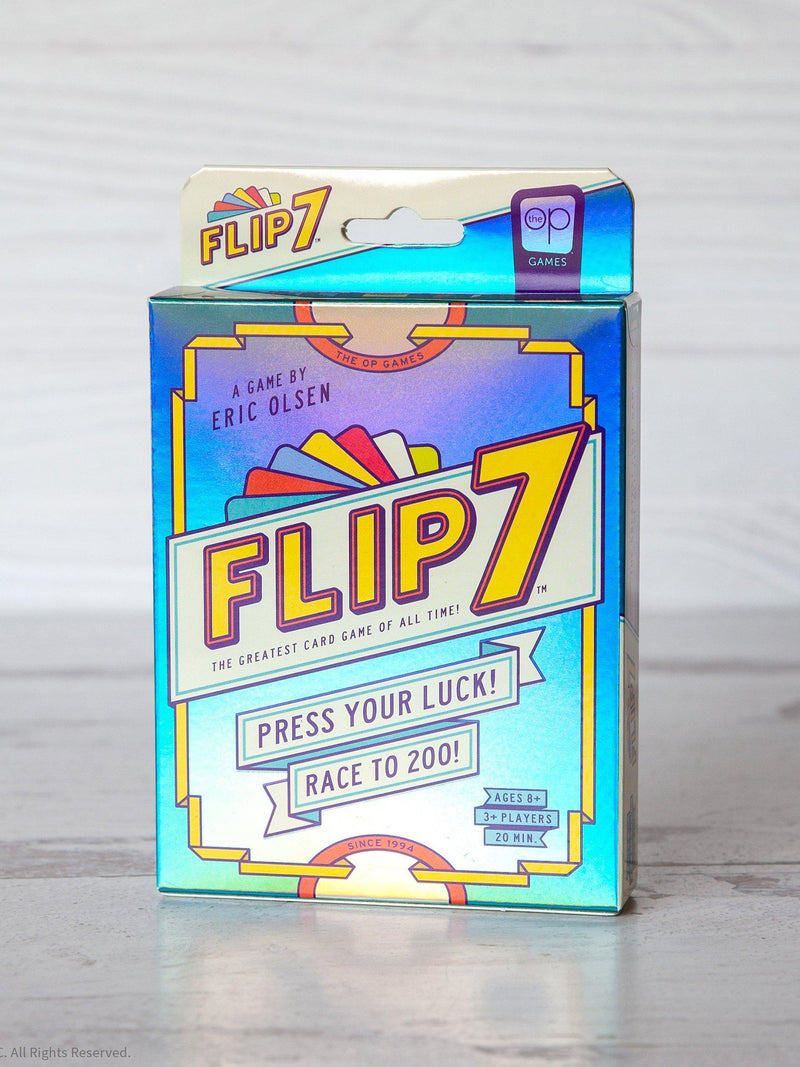 Asmodee Flip 7 card game for 3 players - British product