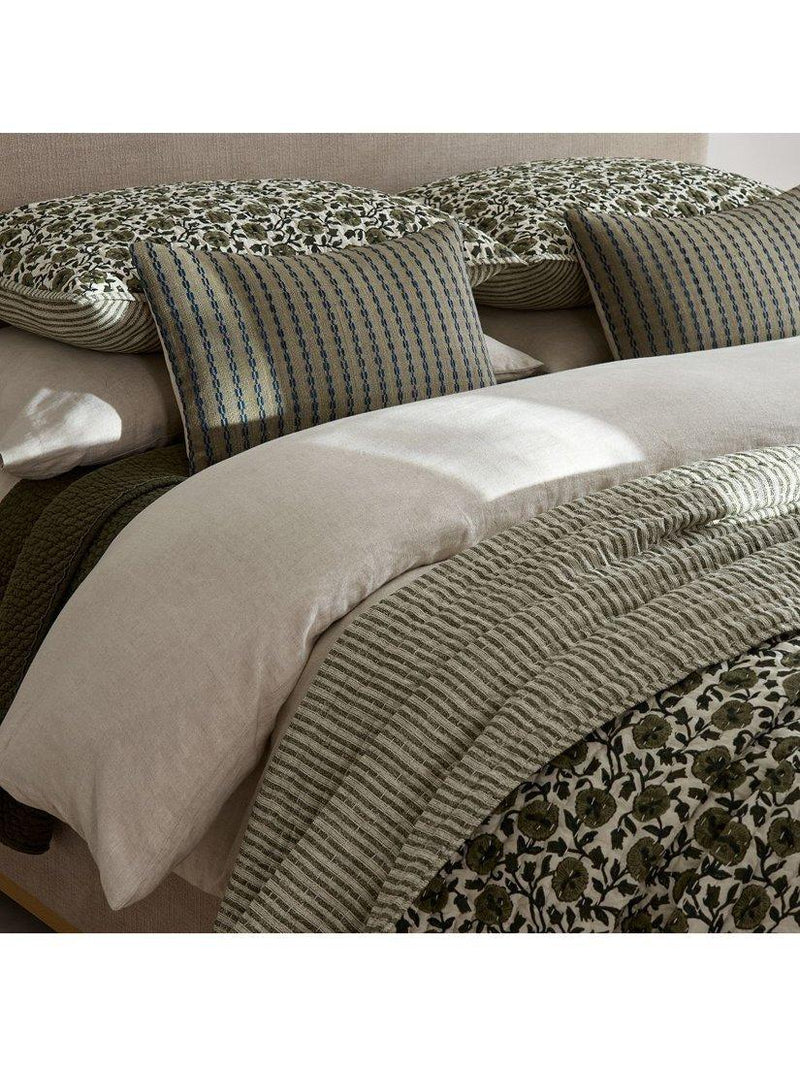 West Elm Laney floral quilted pillowsham - British product