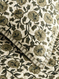 West Elm Laney floral quilted pillowsham - British product