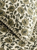 West Elm Laney floral quilted pillowsham - British product