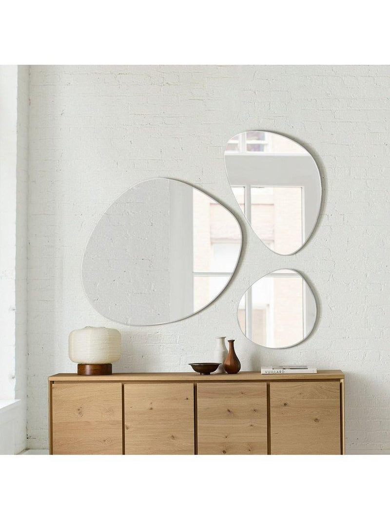West Elm Fenny Frameless Mirror H76xW61cm (British brand)