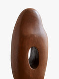 West Elm sculptural ornament in walnut - British product