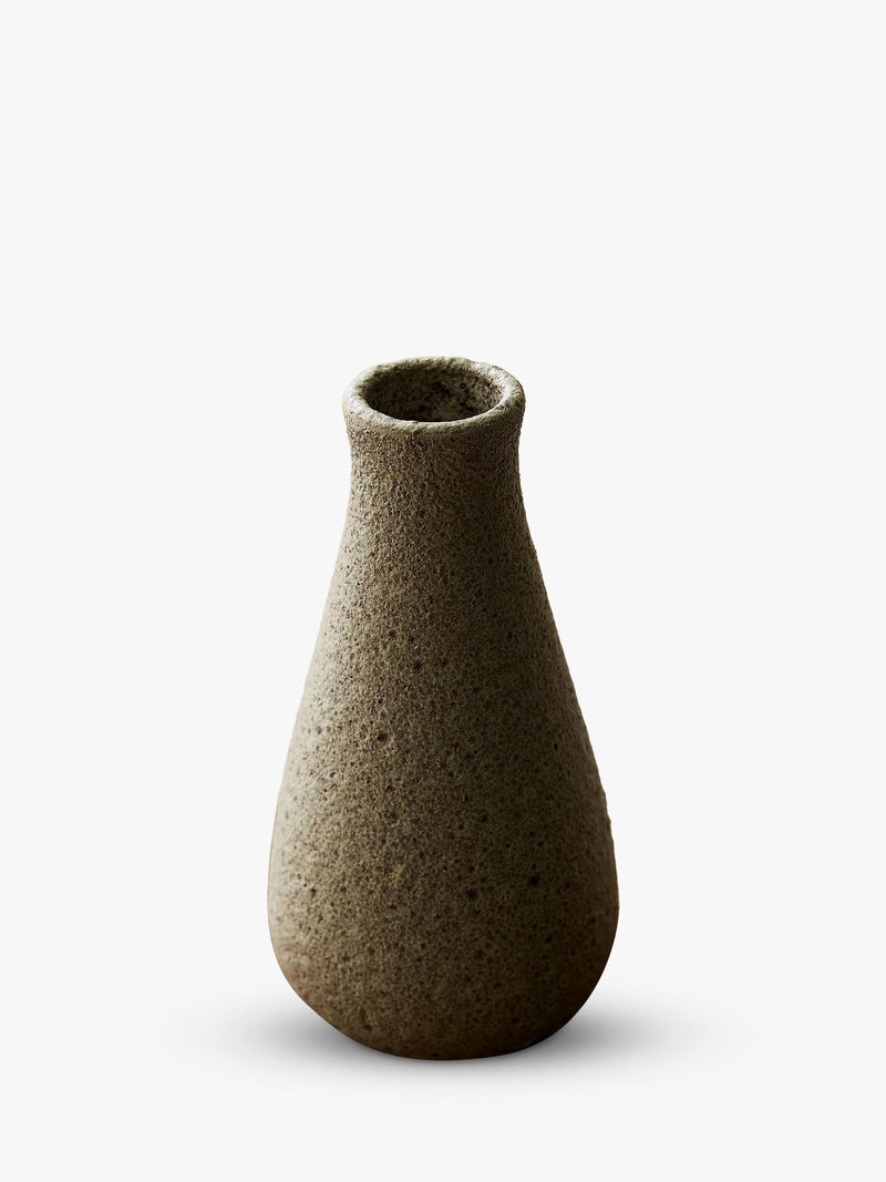 West Elm ceramic vase small H20cm grey, imported from the UK
