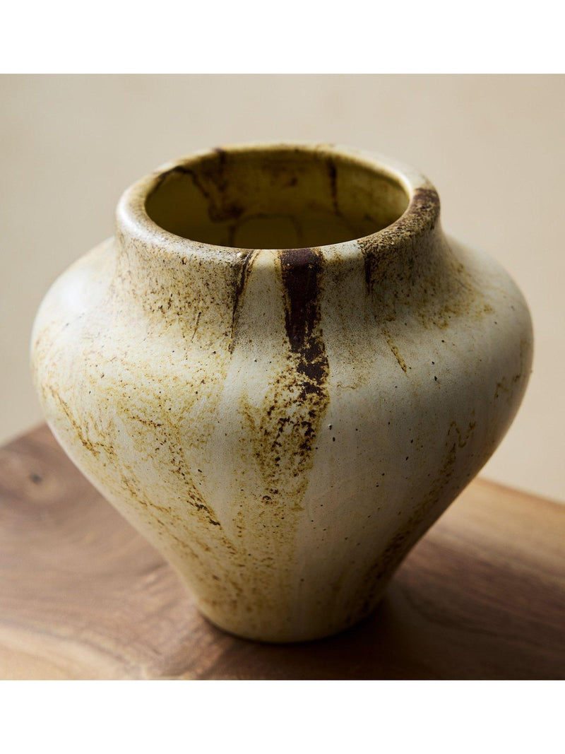 West Elm Sahar small ceramic vase H16.3cm - British product