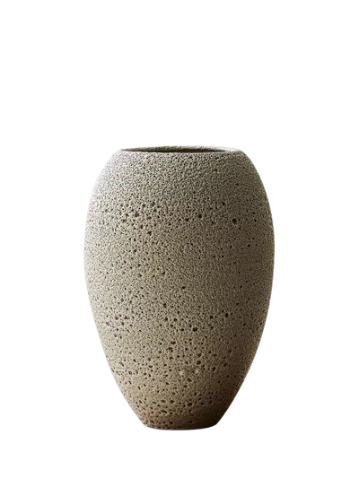 John Lewis West Elm Sahar Ceramic Vase White H27cm- Buy online at McGrocer