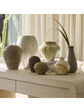 West Elm Sahar ceramic vase H27cm white - British product