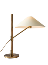 John Lewis West Elm Devon Table Lamp Antique Brass- Buy online at McGrocer