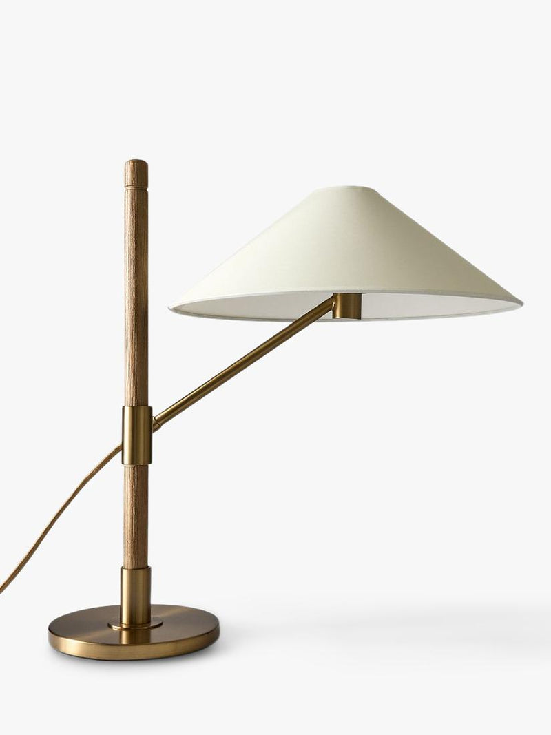 West Elm Devon Table Lamp in Antique Brass, UK version