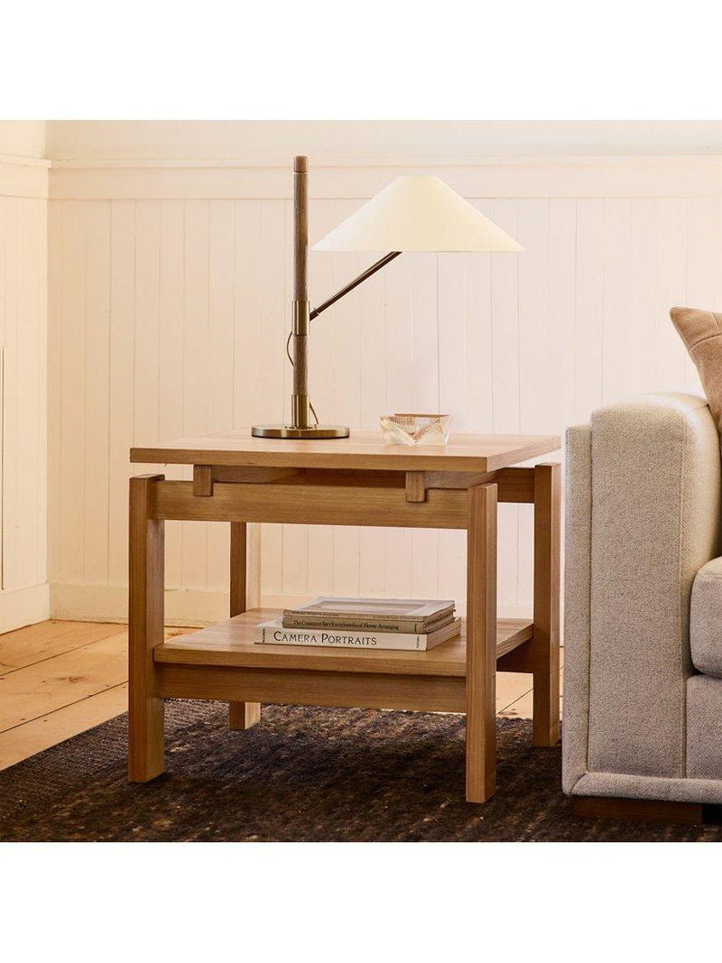 West Elm Devon Table Lamp in Antique Brass, UK version